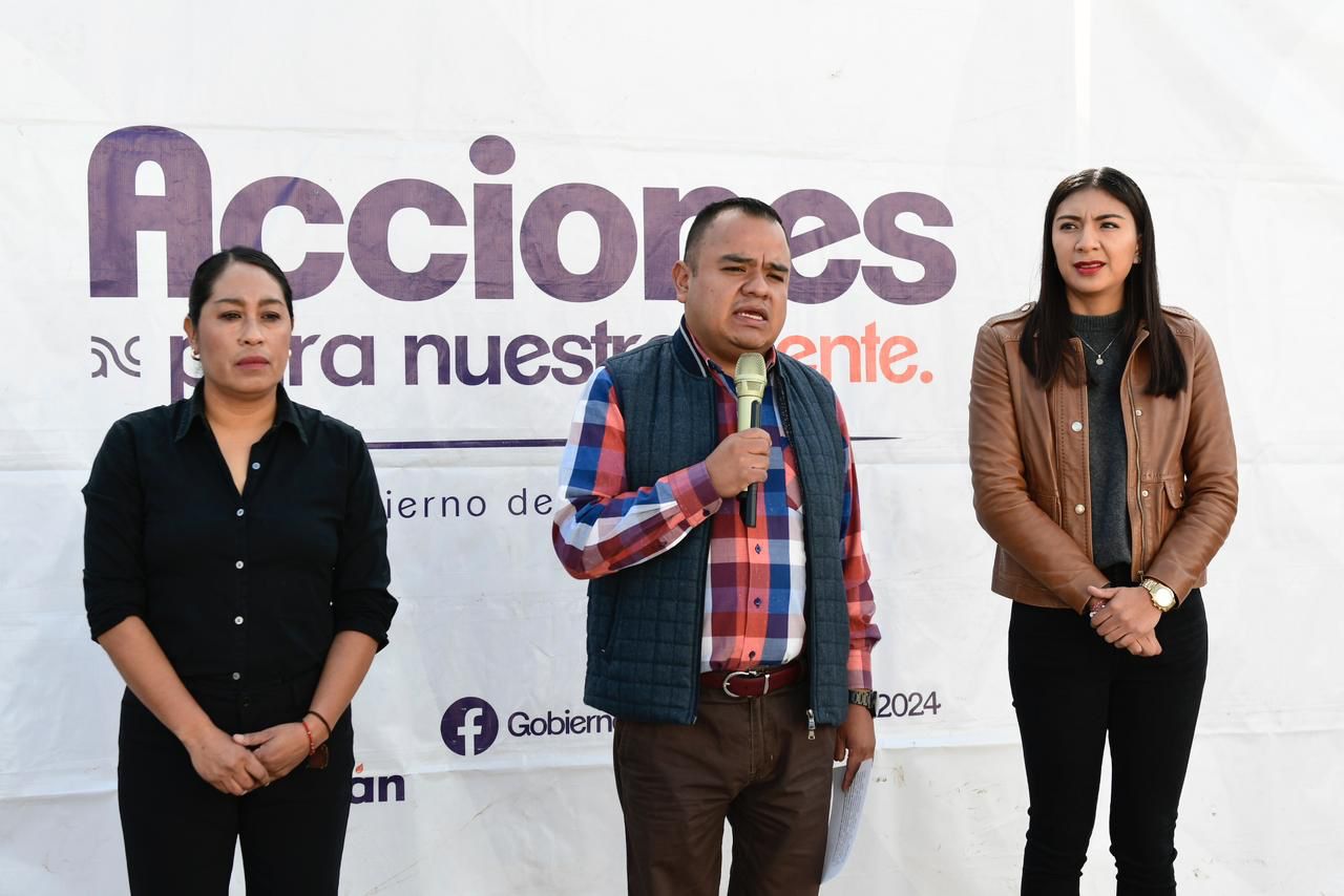 Invierte gobierno de Apetatitlán 1 mdp en rehabilitación de calle en Tlatempan